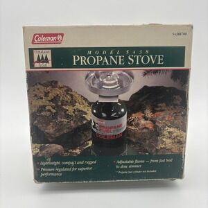 Vintage Coleman Propane Stove Model 5438B700 USA Ultralight Gear Camping Hiking